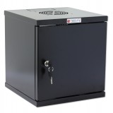  Armadio Rack 10'' a muro 6 unit&agrave; Porta Cieca Nero