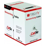 Matassa F/UTP Cavo Cat.5E CCA 305m Flessibile Grigio