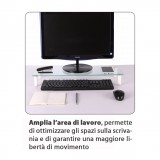 Ripiano universale da scrivania per monitor 