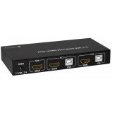 KVM switch 2x1 con USB e HDMI