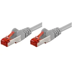 Cavo di rete Patch in rame Cat. 6 Grigio SFTP LSZH 1m