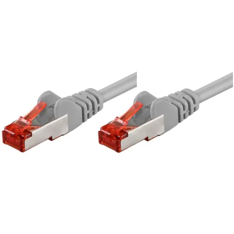 Cavo di rete Patch in rame Cat. 6 Grigio SFTP LSZH 1m