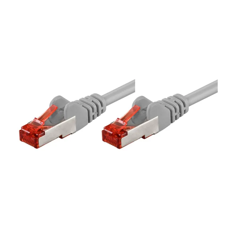 Cavo di rete Patch in rame Cat. 6 Grigio SFTP LSZH 1m