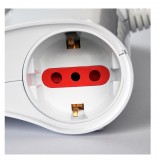 Multipresa da Tavolo 4 prese Italiane Bipasso 2 Schuko e 2 USB Bianca