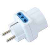 Adattatore Triplo Spina Schuko a Prese Bipasso con Schuko