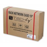 Armadio Rack 19'' Flat a muro p.15cm 6 unit&agrave; sezione unica Grigio