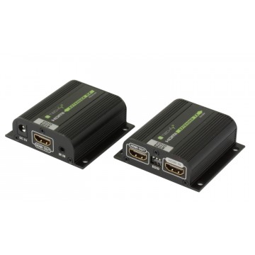 Amplificatore Extender HDMI Full HD 3D POE su cavo Cat.6/6A/7 40m con EDID ed IR