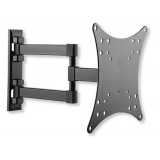 Supporto a Muro per TV LED LCD 23-42'' Inclinabile 3 Snodi Nero