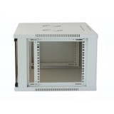 Armadio Rack 19'' a Muro 6U prof. 450 Grigio Assemblato