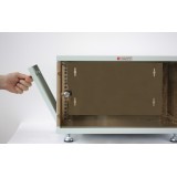 Armadio Rack 19'' a Muro 9U prof. 600 Grigio Assemblato