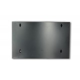 Armadio Rack 19'' a Muro 6U prof. 600 Nero Assemblato