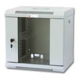 Armadio Rack 10'' a muro 6 unità con pannelli asportabili Grigio