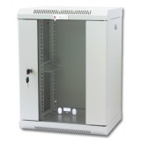Armadio Rack 10'' a muro 9 unità con pannelli asportabili Grigio