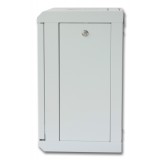 Armadio Rack 10'' a muro 9 unit&agrave; con pannelli asportabili Grigio 