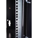 Armadio Rack 10'' a muro 9 unit&agrave; con pannelli asportabili Grigio 
