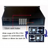 Chassis Industriale Rack 19''/Desktop 2U Ultra-compatto 