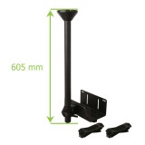 Supporto per PC da muro o parete scrivania o sotto scrivania 