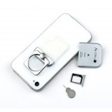 Anello e Supporto per Smartphone Silver