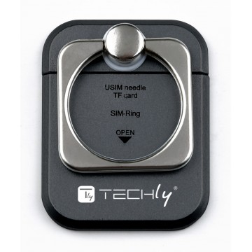 Anello e Supporto per Smartphone Nero