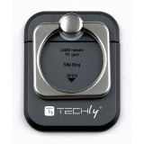 Anello e Supporto per Smartphone Nero