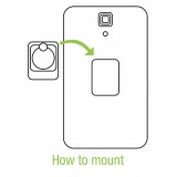 Anello e Supporto per Smartphone Nero