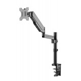 Supporto da scrivania per monitor 17-32'' con molla a gas nero