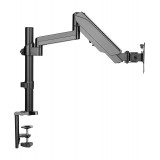 Supporto da scrivania per monitor 17-32'' con molla a gas nero