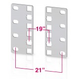 Coppia staffe riduttrici per armadi ETSI 2U