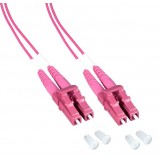 Cavo Fibra Ottica LC/LC 50/125 Multimodale 1m Diametro 1.2mm OM4