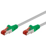 Cavo di rete Patch Cross in Rame Cat. 5e Verde/Grigio SF/UTP 5 mt