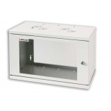 Armadio Rack 19'' a muro 6 unità prof. 320 Grigio Assemblato