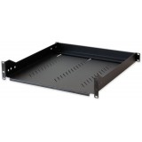 Mensola per Rack 19'' 470 mm 2U Nera 4 punti