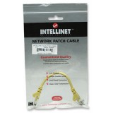 Cavo di rete Patch in Rame Cat. 5e Giallo UTP 0,5 mt