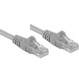 Cavo di rete Patch in Rame Cat. 5e Grigio UTP 1 mt