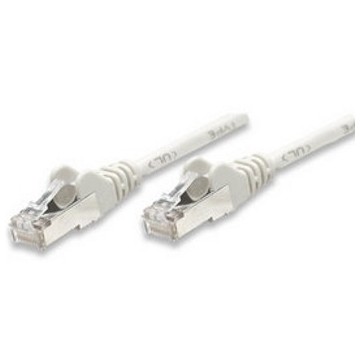 Cavo di rete Patch in Rame Schermato Cat. 5e Grigio FTP 1 mt