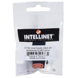 Accoppiatore RJ45 F/F UTP Cat5e Keystone Nero