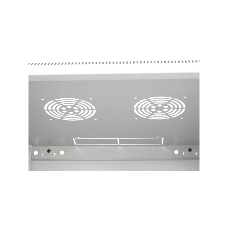 Armadio Rack 19'' a muro 9 unit&agrave; sezione unica prof. 600mm Grigio