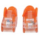 Cavo di rete Patch in Rame Cat. 6 Arancio UTP 1 mt