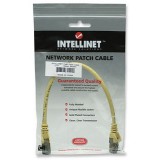 Cavo di rete Patch in Rame Cat. 6 Giallo UTP 0,5 mt