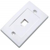 Placca porta frutti 1 posto mod. 503 Bianco