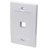 Placca porta frutti 1 posto mod. 503 Bianco