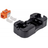 Frutto Keystone RJ45 Cat.6 UTP non schermato Arancione