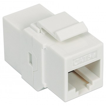 Accoppiatore RJ45 F/F UTP Cat5e Keystone Bianco
