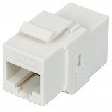 Accoppiatore RJ45 F/F UTP Cat5e Keystone Bianco