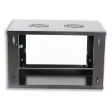 Armadio Rack 19'' a muro 10 unit&agrave; prof. 400 Nero Assemblato