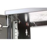 Armadio Rack 19'' a muro 10 unit&agrave; prof. 400 Nero Assemblato