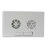 Armadio Rack 19'' a muro 16 unit&agrave; prof. 400 Grigio Assemblato