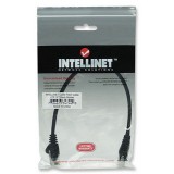 Cavo di rete Patch in Rame Cat. 5e Nero UTP 0,3 mt