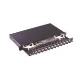 Cassetto Ottico 19'' 24 porte ST Nero