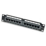 Pannello Patch per Rack 10'' 12 Porte UTP Cat.6 1HE